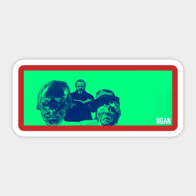Green monster - NGAN Sticker by NGAN